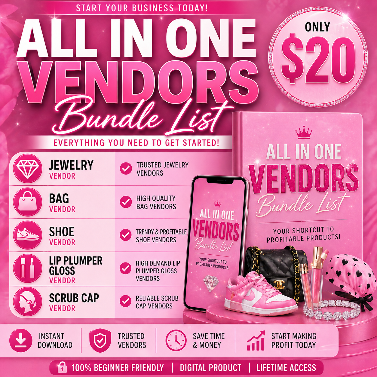 ALL VENDORS BUNDLE $20